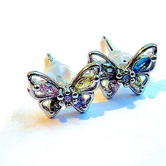 Fashion Jewelry Jewelry - NWOT Sterling Silver 925 Butterfly Stud Earrings For Women